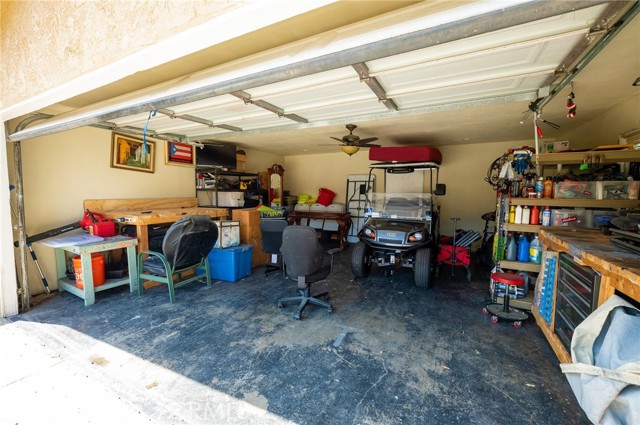 Inside of garage