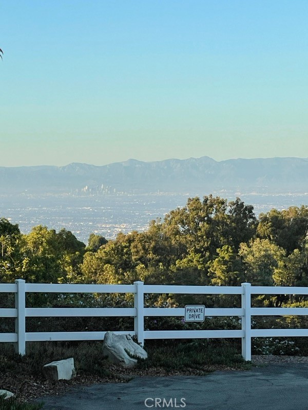 View from top of driveway