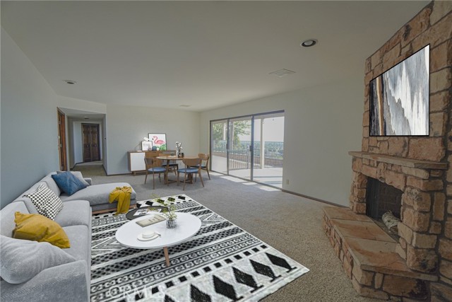 Room has been digitally staged