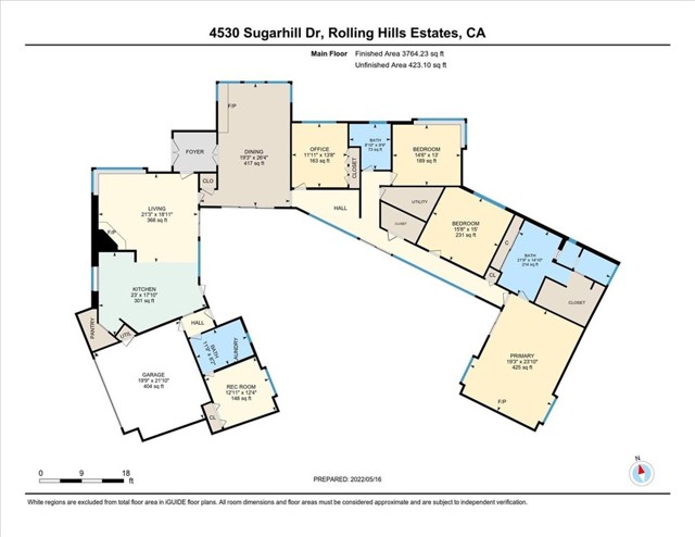 4530 Sugarhill Drive, Rolling Hills Estates, California 90274, 5 Bedrooms Bedrooms, ,3 BathroomsBathrooms,Residential,Sold,Sugarhill,PV22103618
