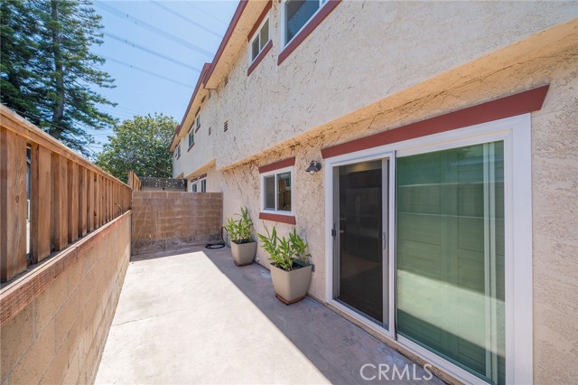 Patio for BBQ or relaxing in the sun.