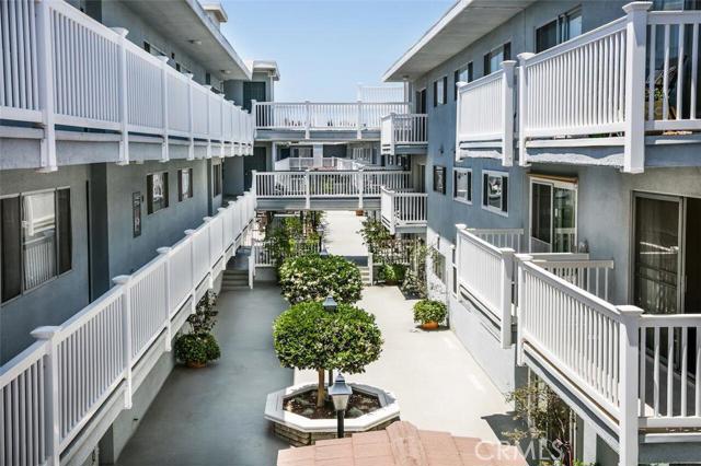 View of the interior courtyard.