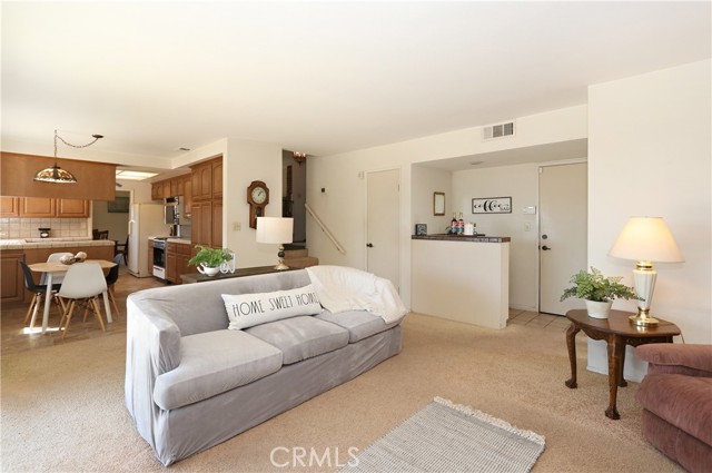 Family Room with view towards the kitchen