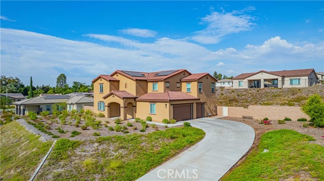 Welcome home to 7588 Woodview Street! A stunning 5 bedroom, 4 full bathroom, 2 story, 3370 SF home that sits perched up from the street. Side 3 car remote controlled garage. Solar system is an owned $20k system. Long paved driveway is a grand entrance. Front landscaped yard is on drip timer.