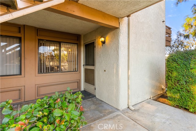 Entrance to your end unit single level condo.