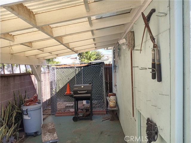 Patio Behind Garage