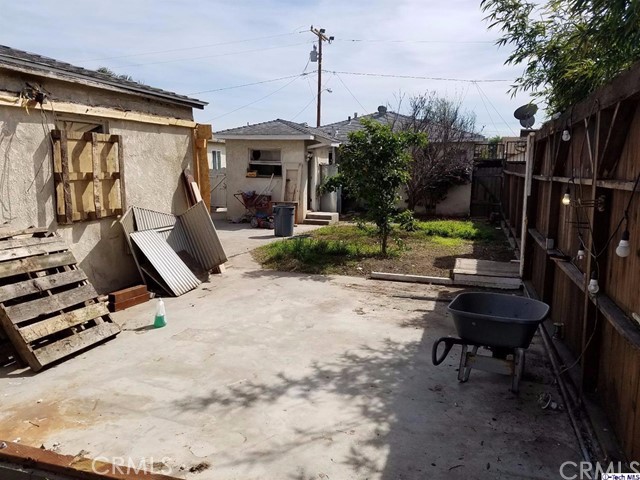 View toward house