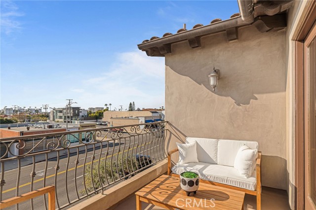 1st balcony off of the living room.