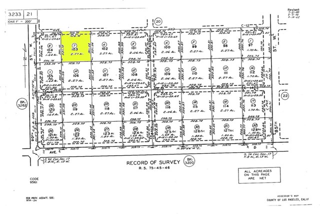 Detail Gallery Image 1 of 1 For 0 Vac/Ave C12/ Vic 89 Stw, Antelope Acres,  CA 93536 - – Beds | – Baths