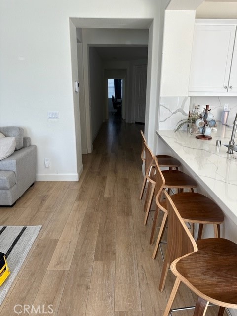 View from kitchen to hallway