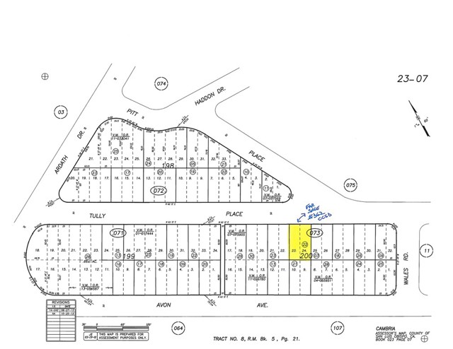 0 Tully Place, Cambria, California 93428, ,Land,For Sale,0 Tully Place,CRSC22204783