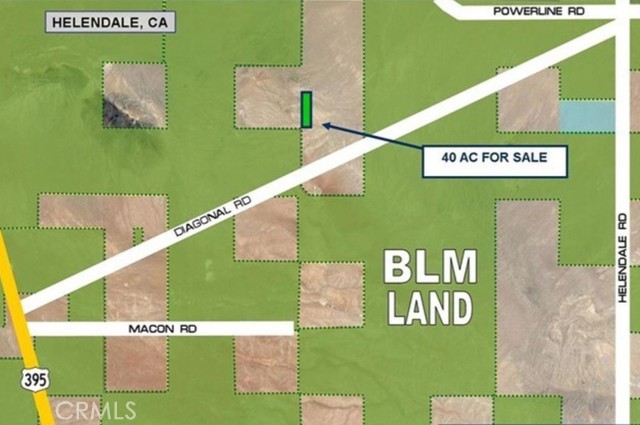 Detail Gallery Image 2 of 6 For 40 Ac Near Diagonal Trail, Helendale,  CA 92342 - – Beds | – Baths