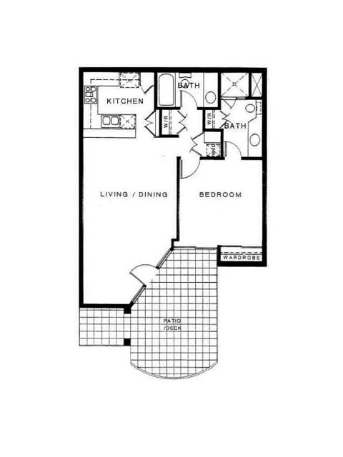 Detail Gallery Image 18 of 18 For 500 E Amado Rd #420,  Palm Springs,  CA 92262 - 1 Beds | 2 Baths