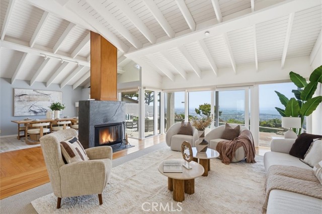 living room with gorgeous views
