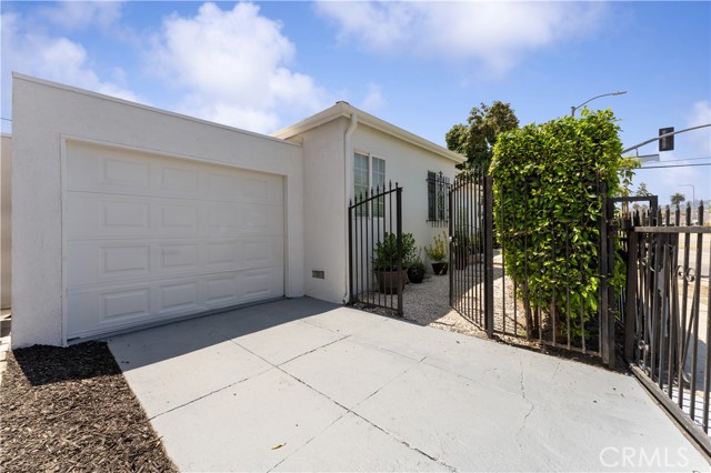 Garage and driveway