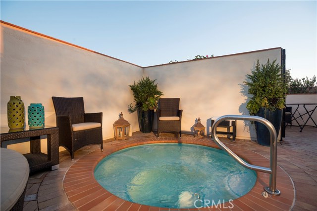 Private Jacuzzi-type spa for just Villa 12-101.