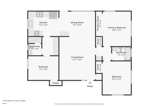 Detail Gallery Image 14 of 17 For 3710 W 224th, Torrance,  CA 90505 - 3 Beds | 2 Baths