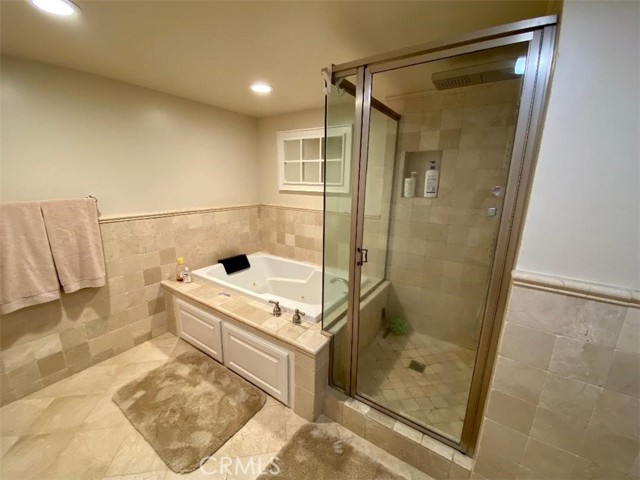 Master Bathroom with Jacuzzi tub