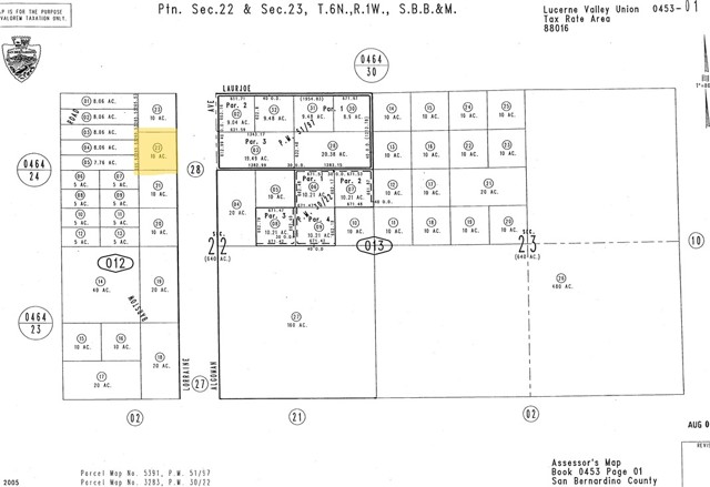 Detail Gallery Image 1 of 5 For 1222 Lorraine, Lucerne Valley,  CA 92356 - – Beds | – Baths