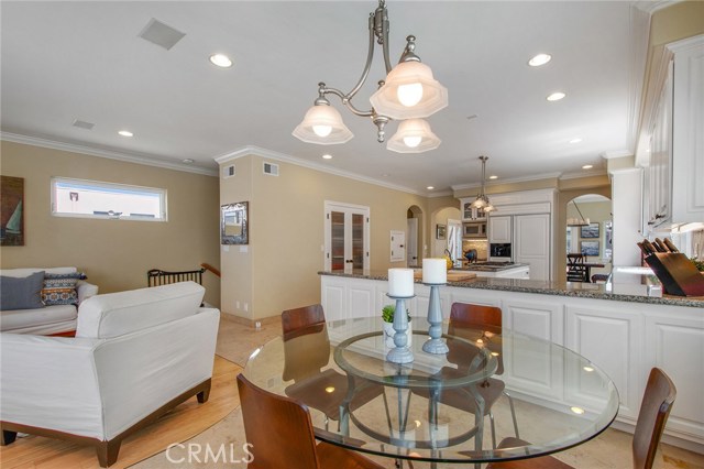 Breakfast area off kitchen.