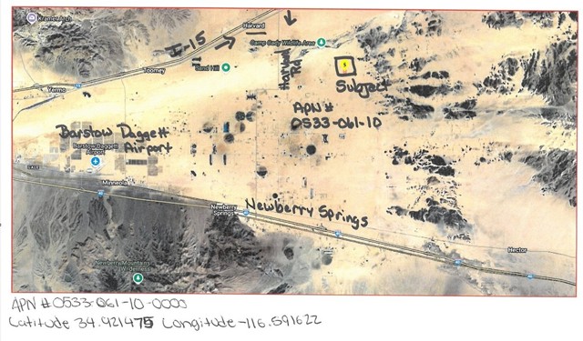 10 Fort Caddy, Newberry Springs, California 92365, ,Land,For Sale,10 Fort Caddy,CRHD24090601