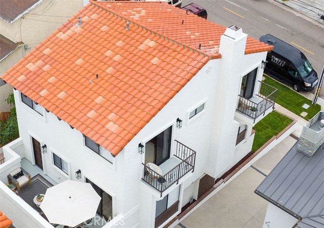 Another aerial view of the back of the property.