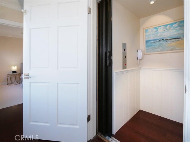 Elevator inside the house