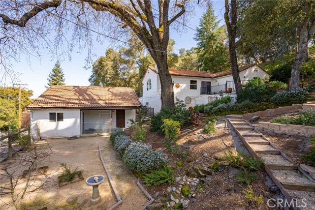 The backyard provides a wonderful sense of calm and relaxation.