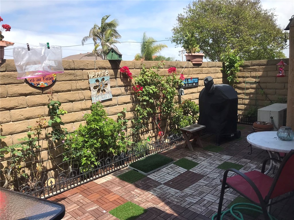 Backyard patio