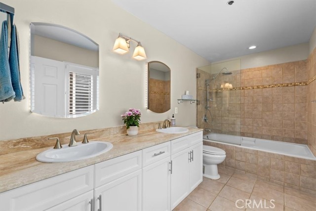 Primary remodeled bathroom