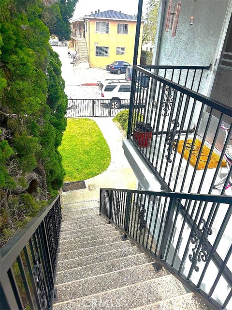 The Front Stairway Leads to the Upper Level Fron the Front Yard. With New Railings. The Front Stairway Leads to the Upper Level Fron the Front Yard. With New Railings.