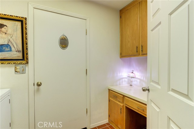 Indoor Laundry and Office Area.