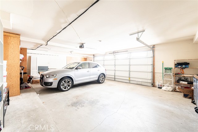 Oversized 2 car garage leaves plenty of room for 2 cars and storage.