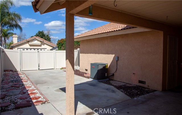 Covered patio