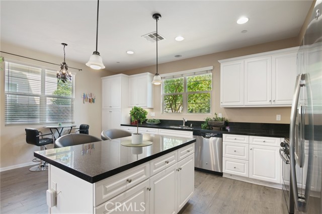 Kitchen with oversized island