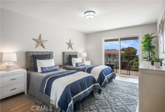 Bedroom to balcony view