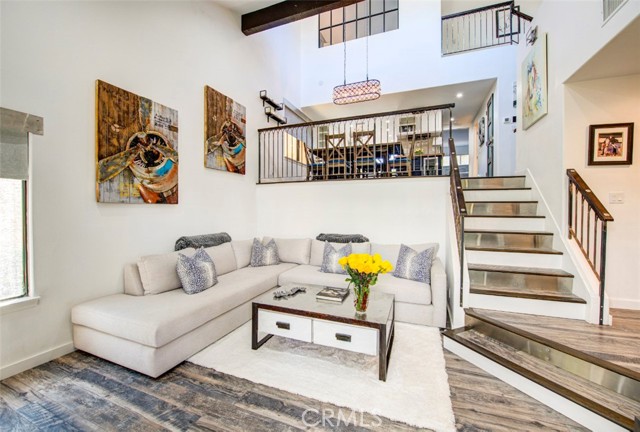 living room, Woodlike floors throughout