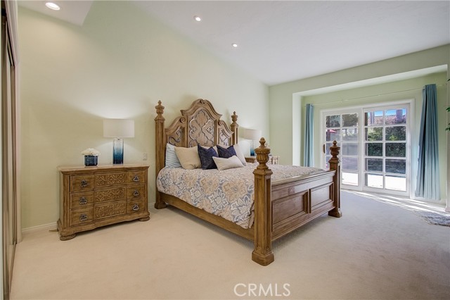 Primary Suite leading out to the pool deck!