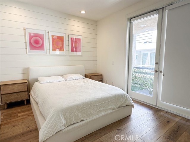 Primary Bedroom with Balcony View