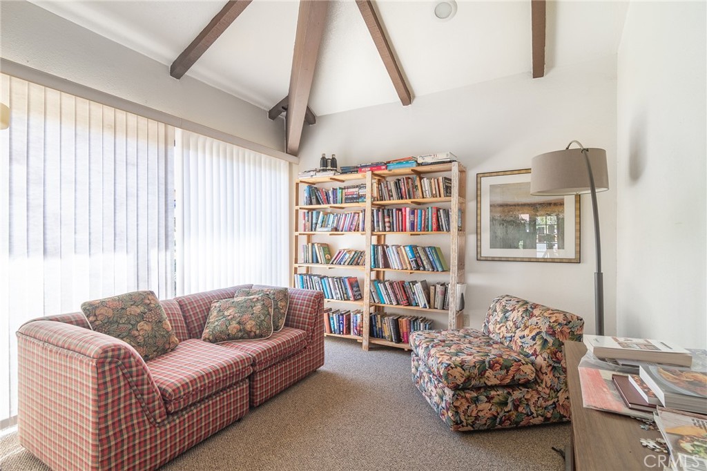 Reading room in the clubhouse