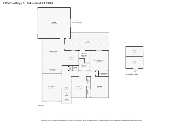 Detail Gallery Image 44 of 46 For 2505 Courtleigh, Bakersfield,  CA 93309 - 3 Beds | 2 Baths