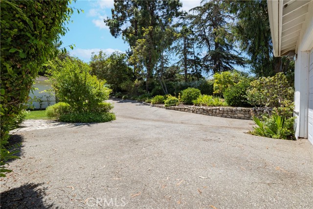 Driveway from garage