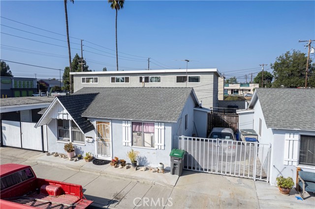 Better view of the home and its secure parking spot.