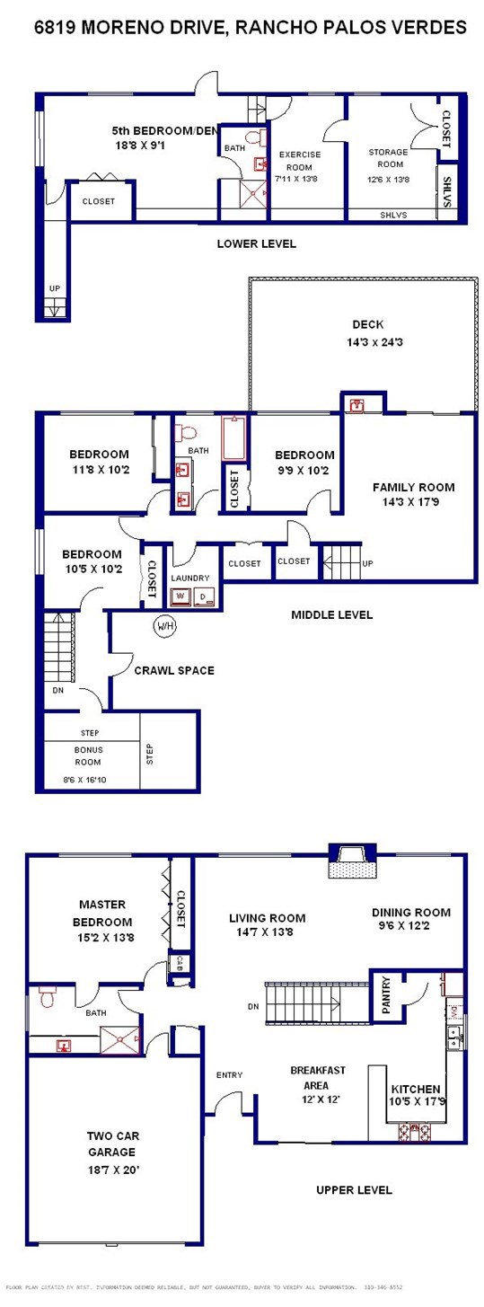 6819 Monero Drive, Rancho Palos Verdes, California 90275, 5 Bedrooms Bedrooms, ,1 BathroomBathrooms,Residential,Sold,Monero,PV17045417