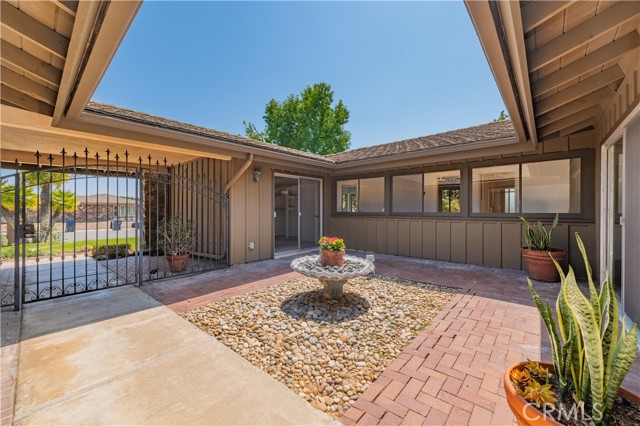 Private Gate with Courtyard