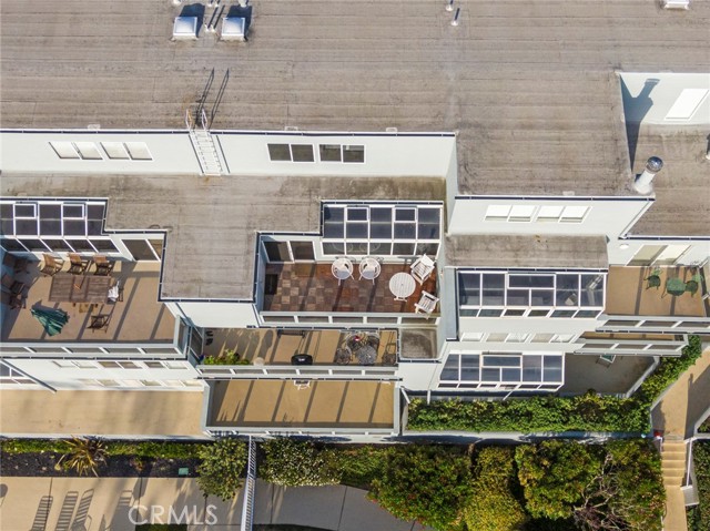 The large balcony also has a good-sized storage closet