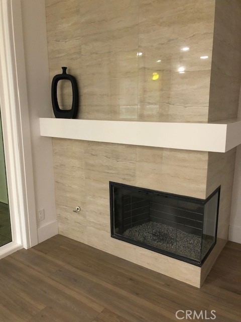 Fireplace in living room