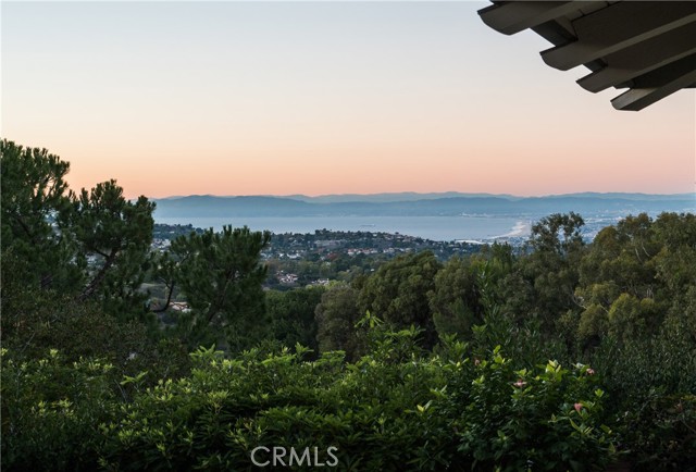 View of the Santa Monica Bay at Dusk.