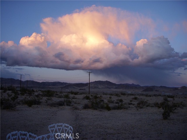 Desert storm over the Bullion Mountains