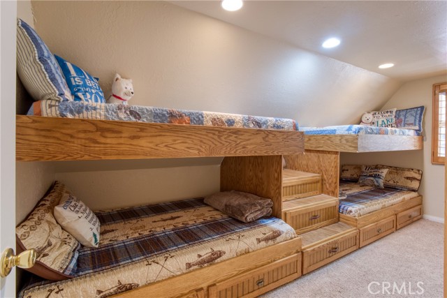 custom designed and built bunk beds for 4-6